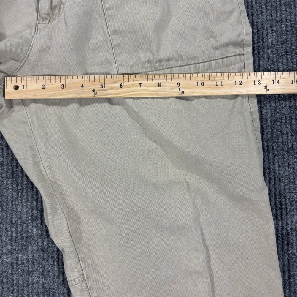 Structure Chino Pants Mens 34x32 Tan Khaki Cotton Cargo Pocket Vintage 2001 - Picture 5 of 16